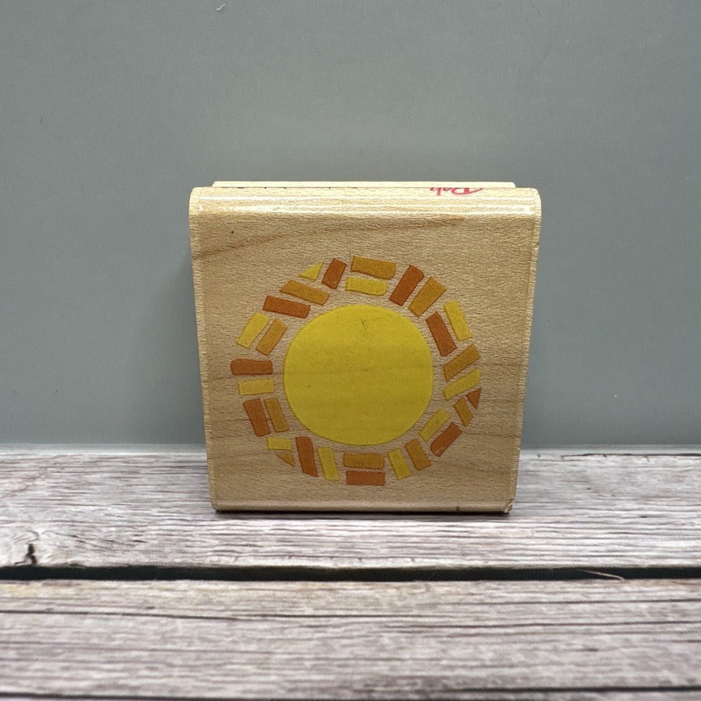RUBBER STAMPEDE RUBBER STAMPS Z452C SOUTHWESTERN SUN MOSAIC‎ #W27